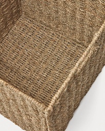 Tossa natural fiber folding box, 32 x 33 cm