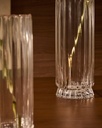 Neblan transparent glass vase, 25.5 cm