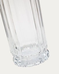 Neblan transparent glass vase, 25.5 cm