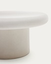 Addaia Round White Cement Coffee Table Ø90 cm