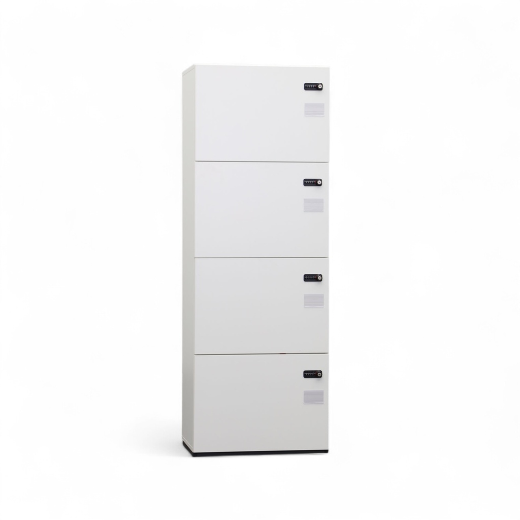 Locker Tradingzone Smartline (Weiss, Neu, mit 4 Türen)