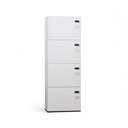 Locker Tradingzone Smartline (Blanc, Nouveau, avec 4 portes)
