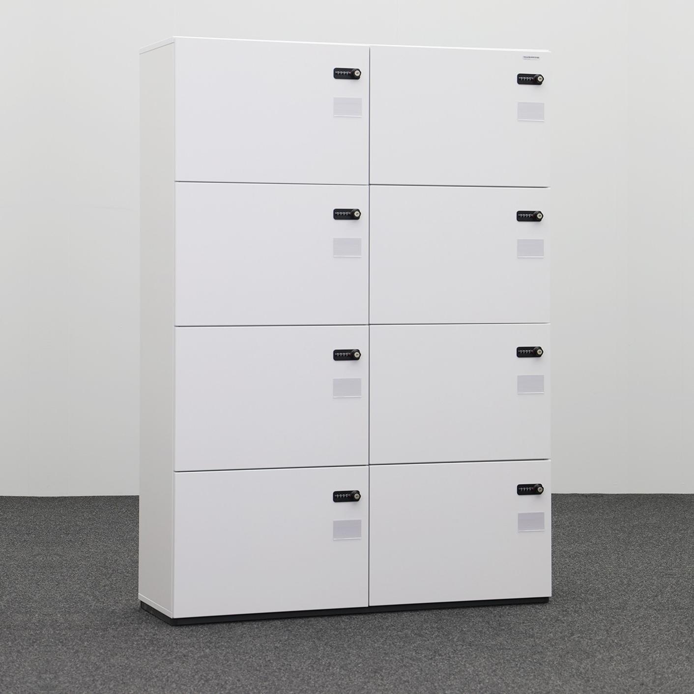 Locker Tradingzone Smartline (Lichtgrau, Normal Gebraucht, 8 Türen)