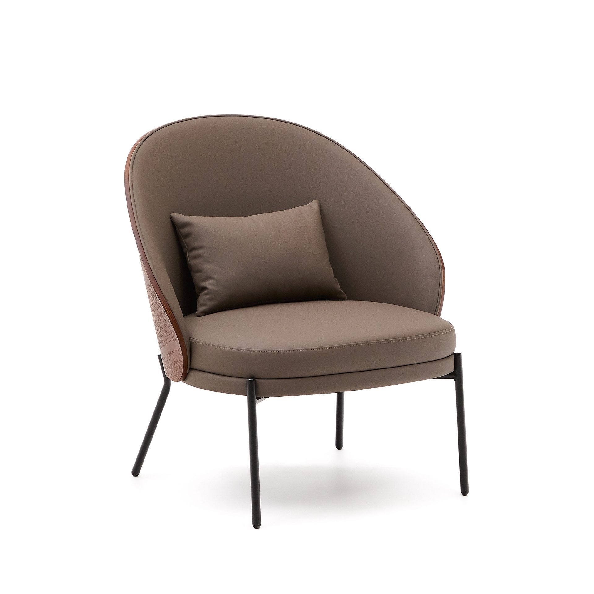 Kave Home Eamy Loungesessel (Hellbraun, Neu)
