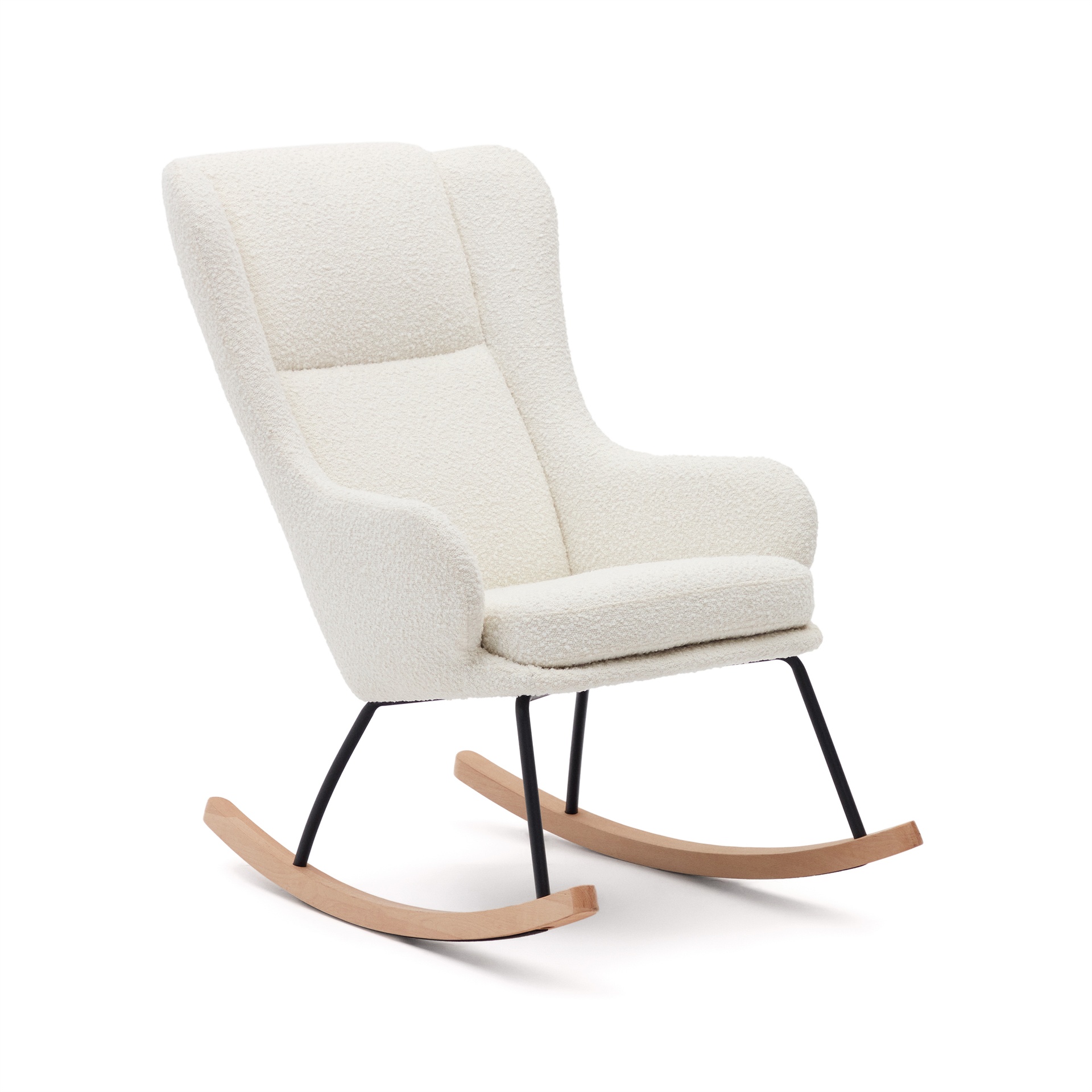 Maustin Fauteuils à bascule (Blanc, Nouveau)