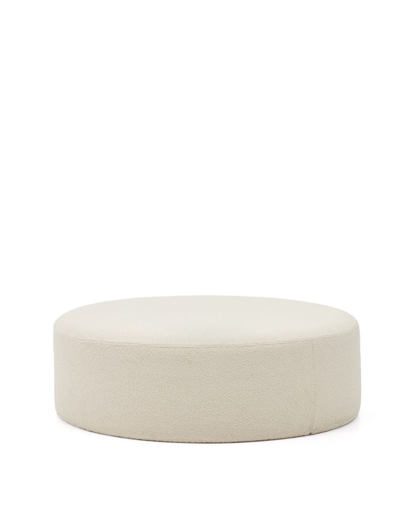 Kave Home Fusshocker Kaeli (Sehr gut, Ecru)