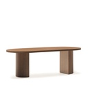 Kave Home Nealy Table à manger (Noix, Nouveau)