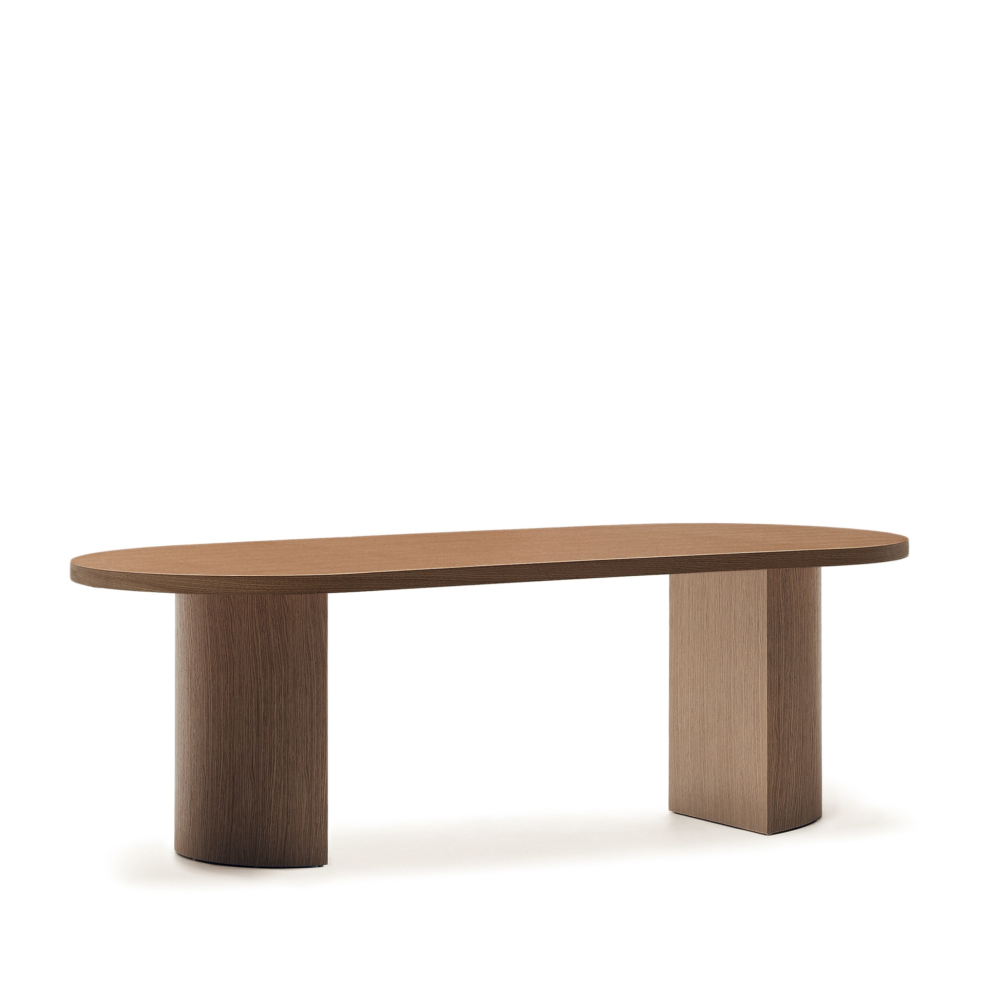 Nealy Table à manger (Noix, Nouveau)