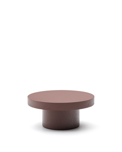 Kave Home Aiguablava Outdoor Couchtisch (Sehr gut, Burgunderrot)