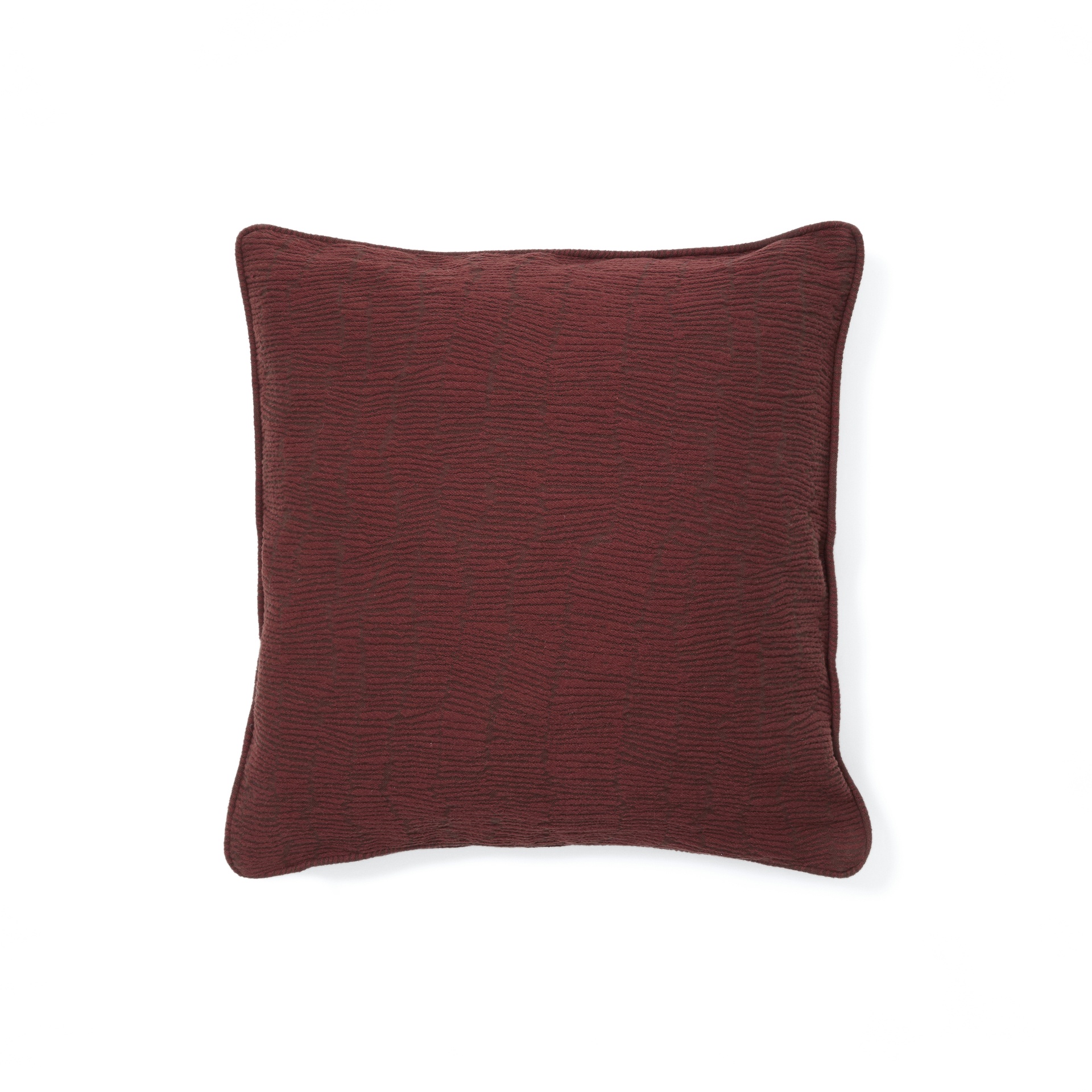 Copricuscino Labid jacquard 100% cotone (Terracotta, Nuovo)