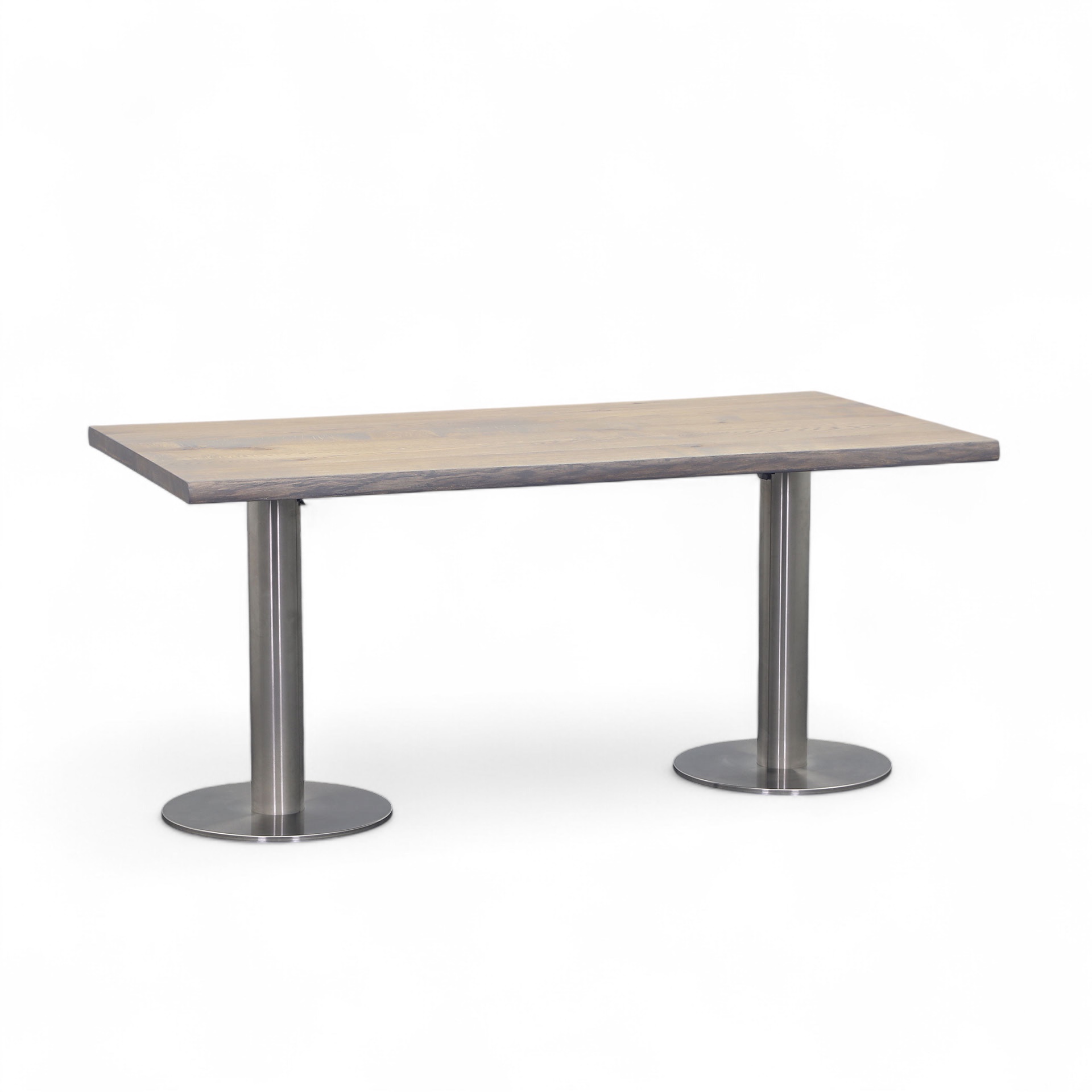 Konferenztisch Massivholz Eiche (Eiche dunkel, Gut, 160x80)