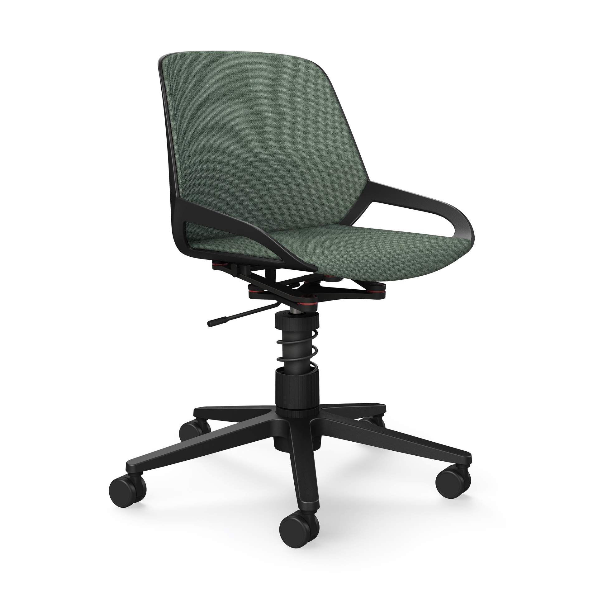 Image of Bürostuhl Aeris Numo Task ohne Armlehnen, Hellgrün/Schwarz, Neu, Ergonomischer Stuhl - ideal für flexibles Arbeiten