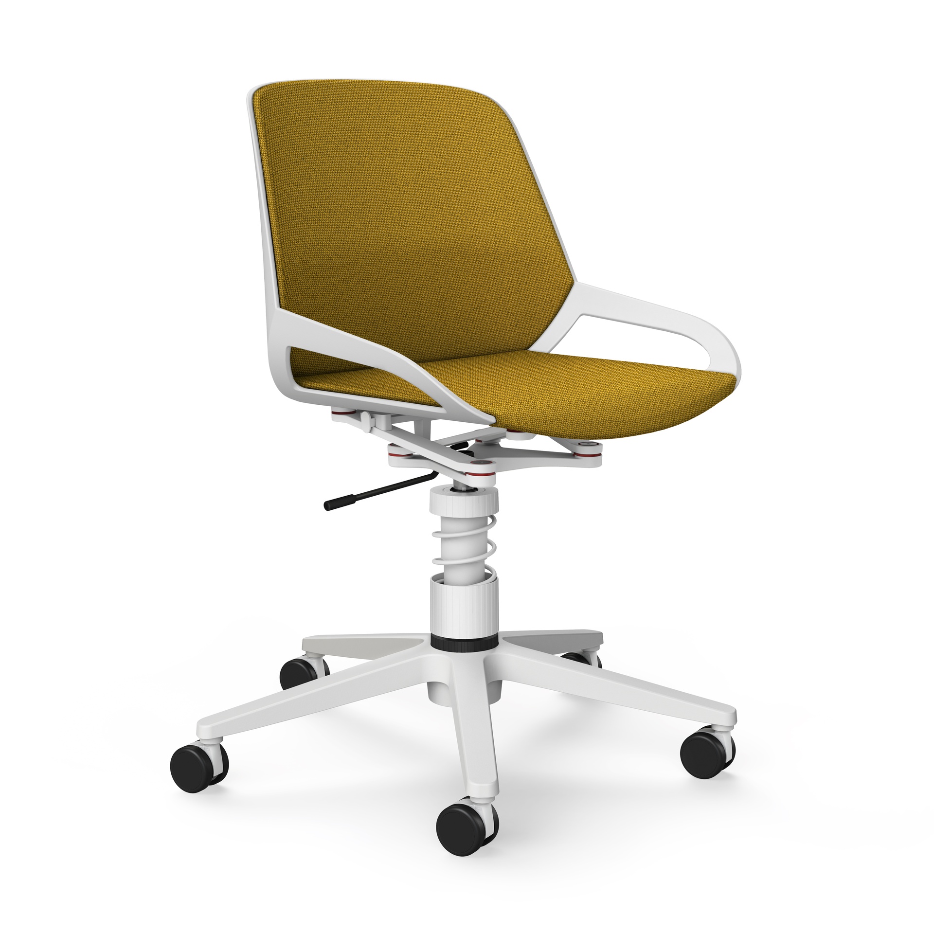 Fauteuil pivotant Aeris Numo Task (Jaune, Blanc)