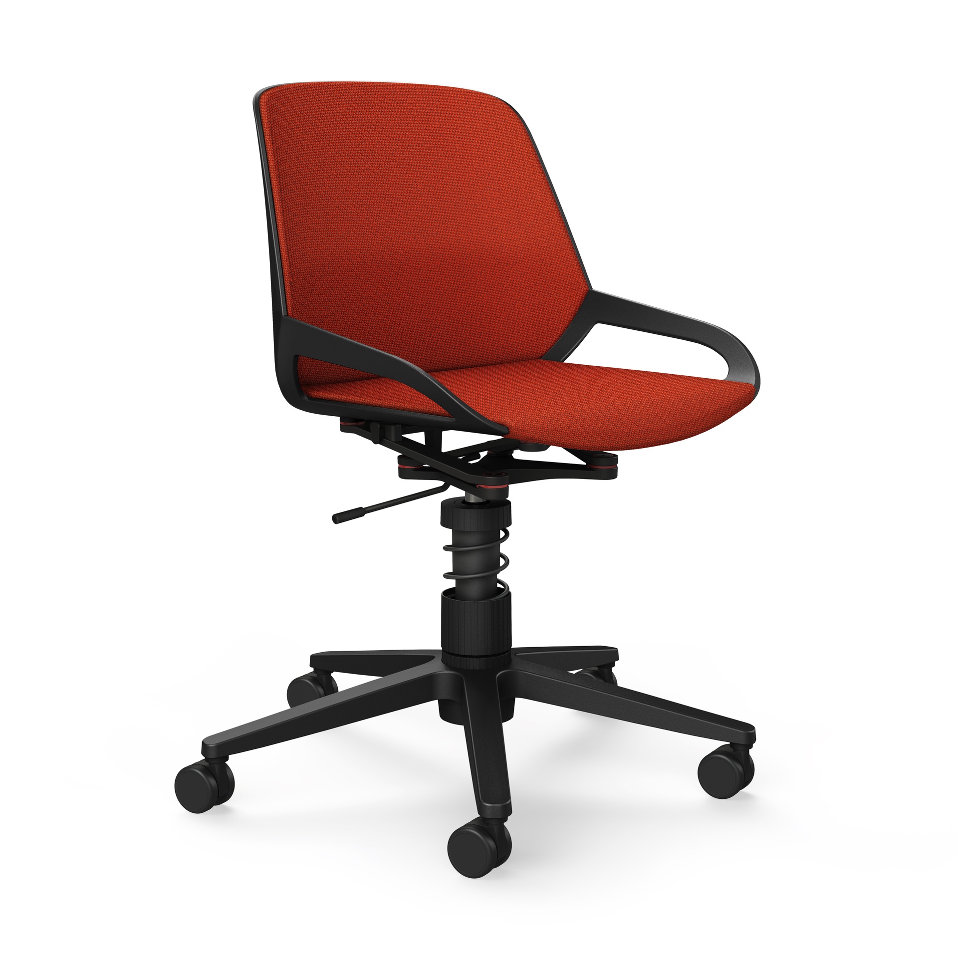 Sedia girevole Aeris Numo Task (Arancione, Nero)