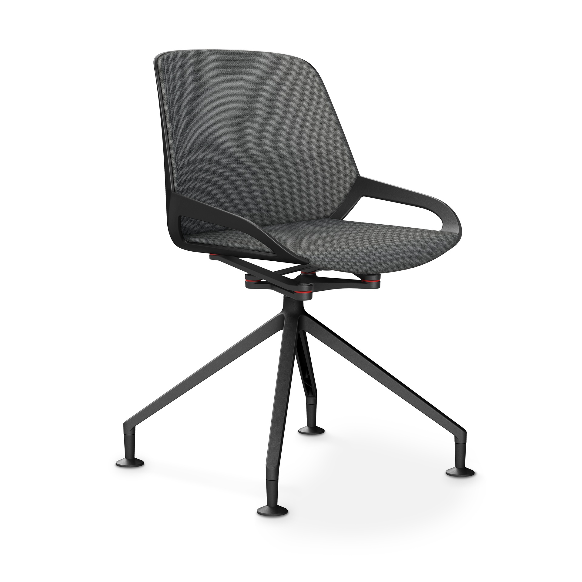 Konferenzstuhl Aeris Numo Comfort (Grau, Schwarz)
