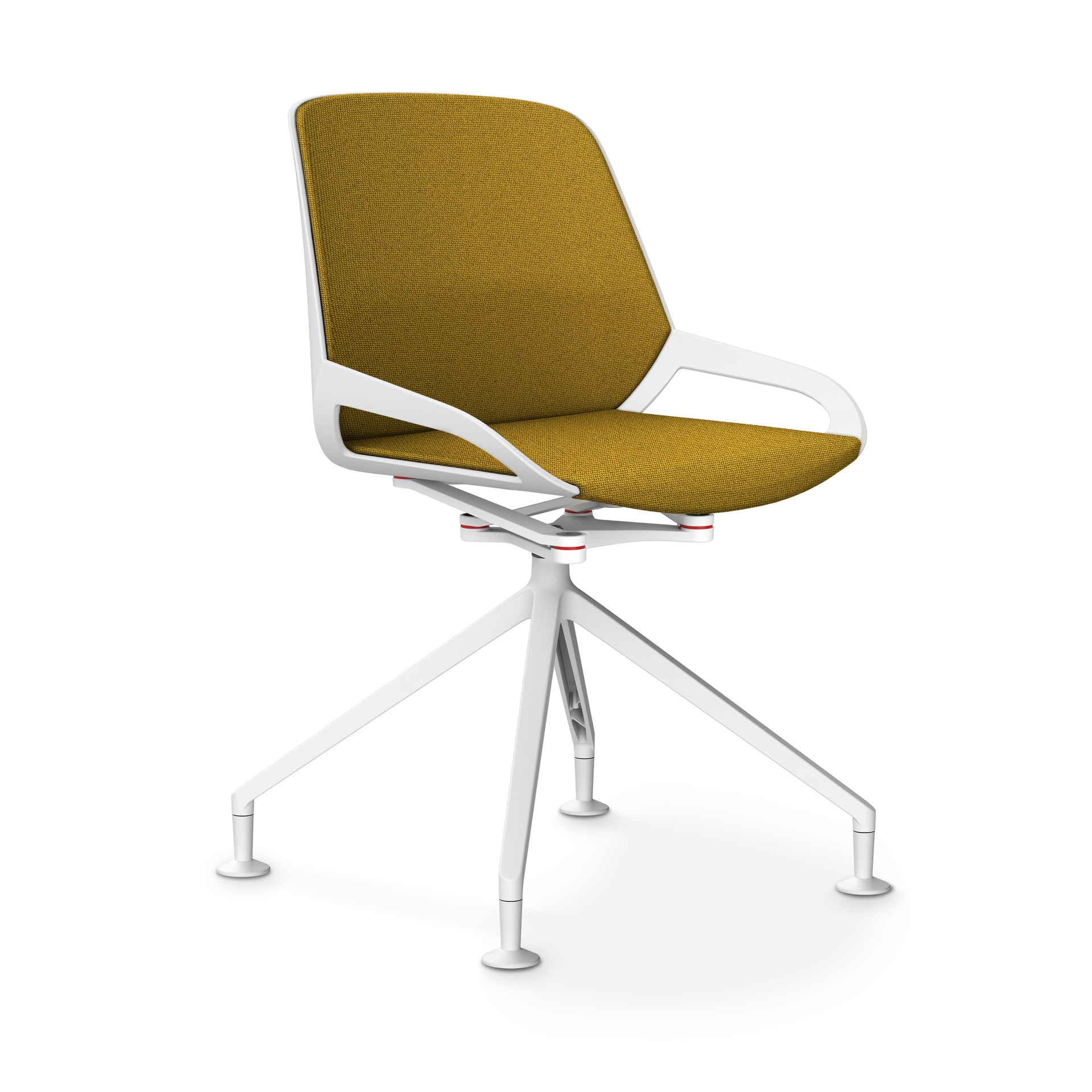 Konferenzstuhl Aeris Numo Comfort (Gelb, Weiss)
