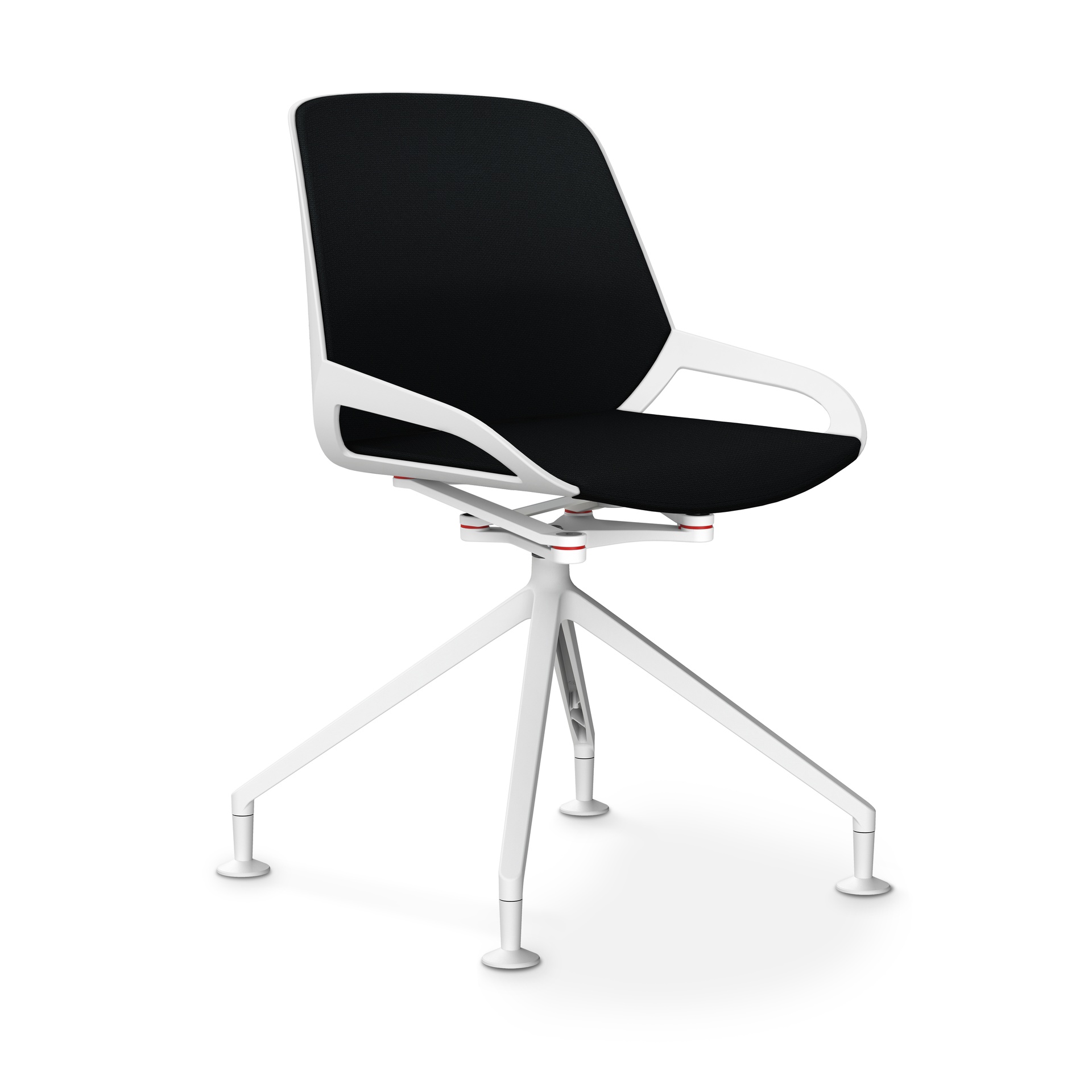 Konferenzstuhl Aeris Numo Comfort (Schwarz, Weiss)
