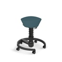 Sgabello da ufficio Aeris Swopper (Blu, Nuovo, Nero, Rotella per pavimenti duri)