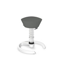 Bürohocker Aeris Swopper (Grau, Neu, Weiss, Kunststoffgleiter)
