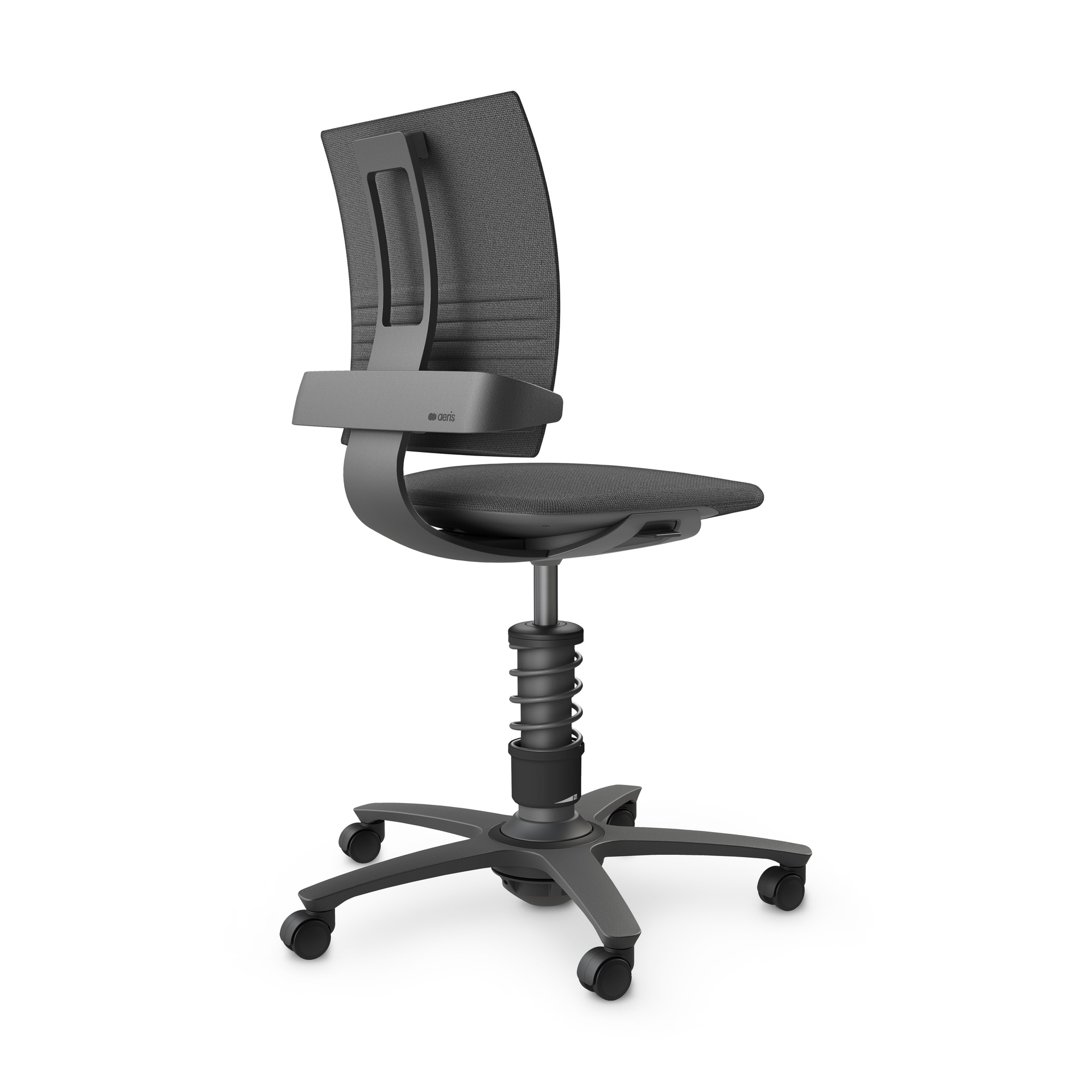 Sedia girevole Aeris 3Dee (Grigio, Nero)
