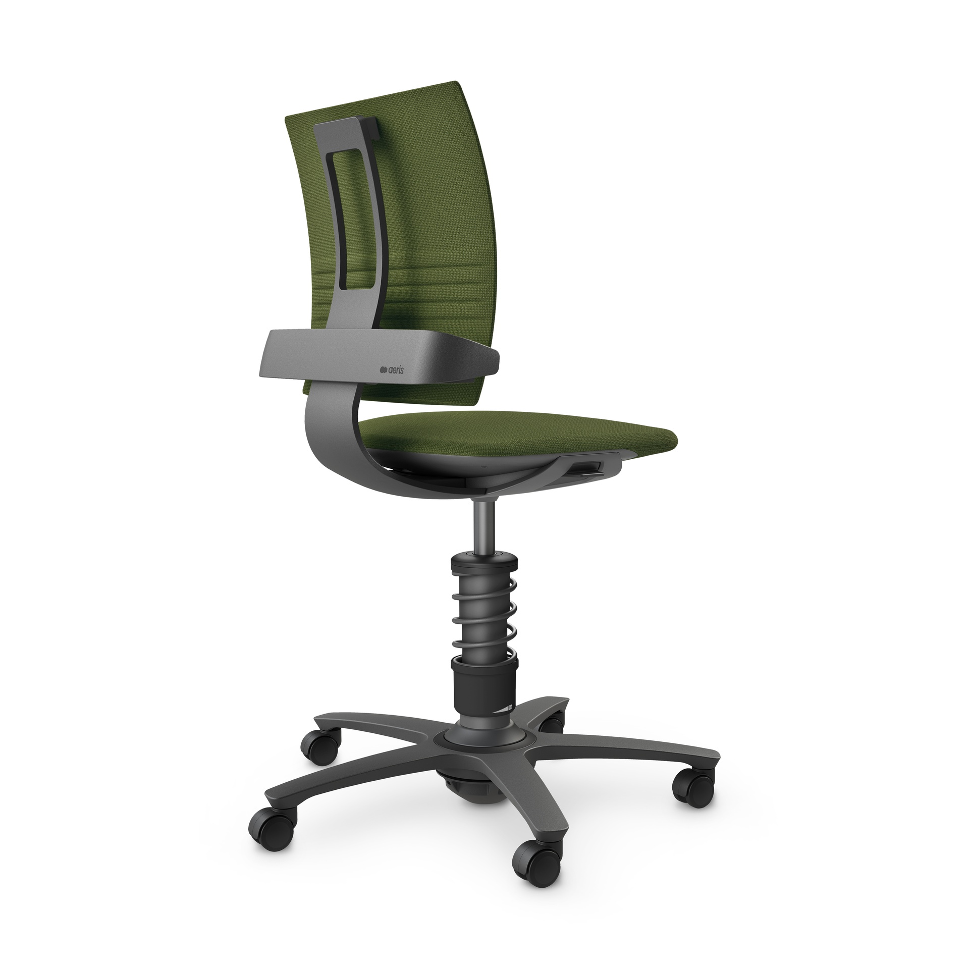 Image of Bürostuhl Aeris 3Dee ohne Armlehnen, Grün/Schwarz, Neu, Ergonomischer Stuhl - ideal für flexibles Arbeiten