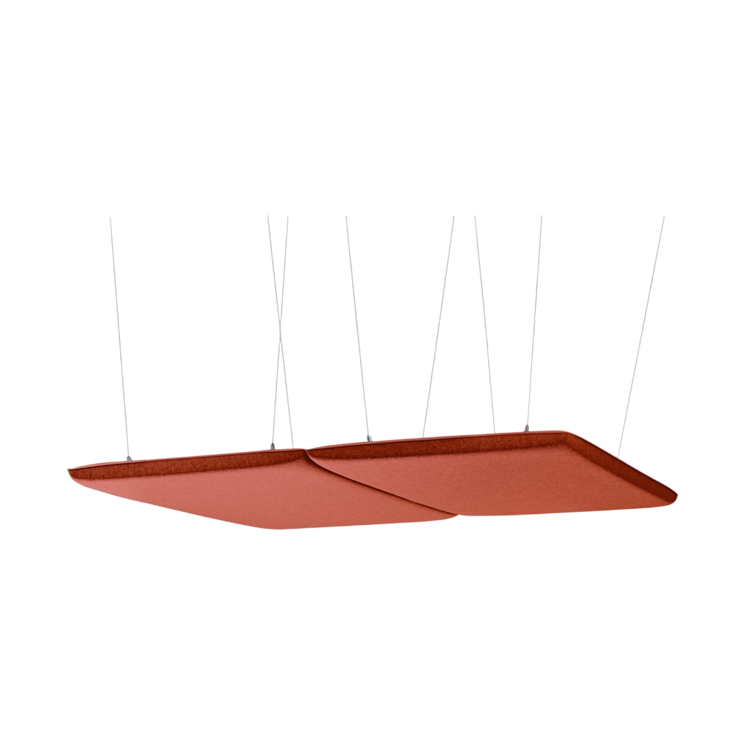 Image of Deckenakustik Tradingzone Silentline - Lana - Horizontal, Orange, 120.4 x 60.400000000000006 cm, Neu
