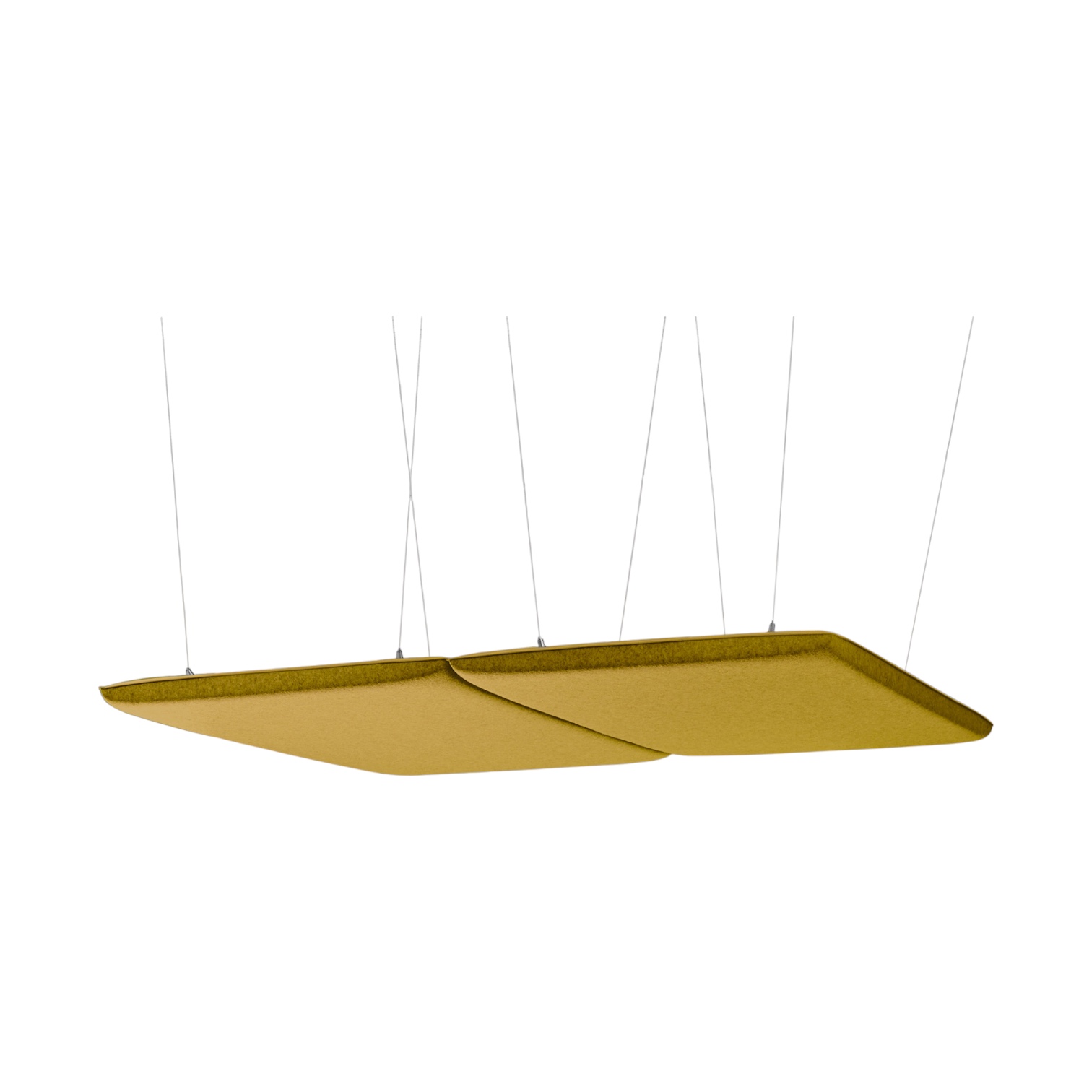 Image of Deckenakustik Tradingzone Silentline - Lana - Horizontal, Gelb, 120.4 x 60.400000000000006 cm, Neu