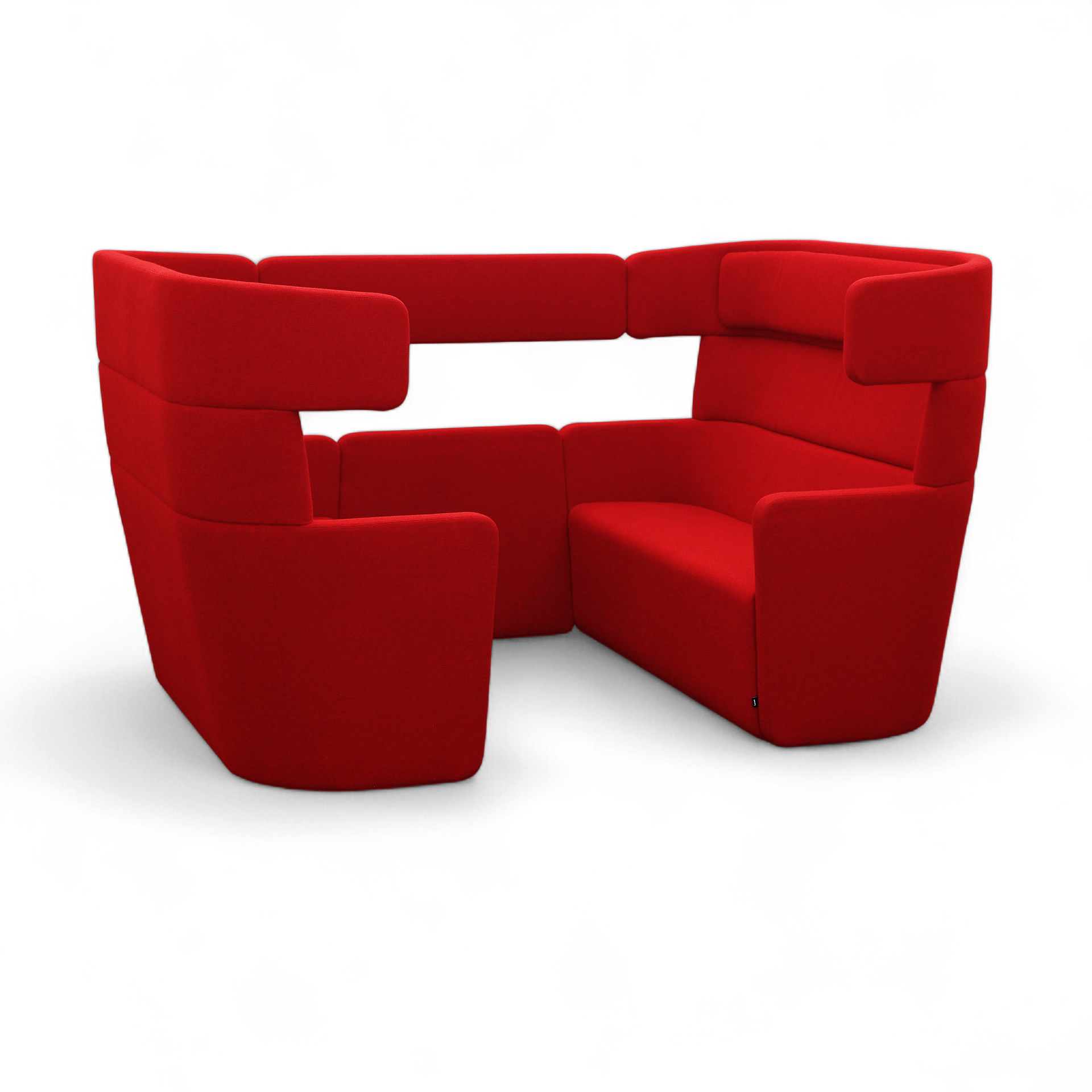 Lounge Sofa Bene Parcs American Diner (Rot, Gut, 4)