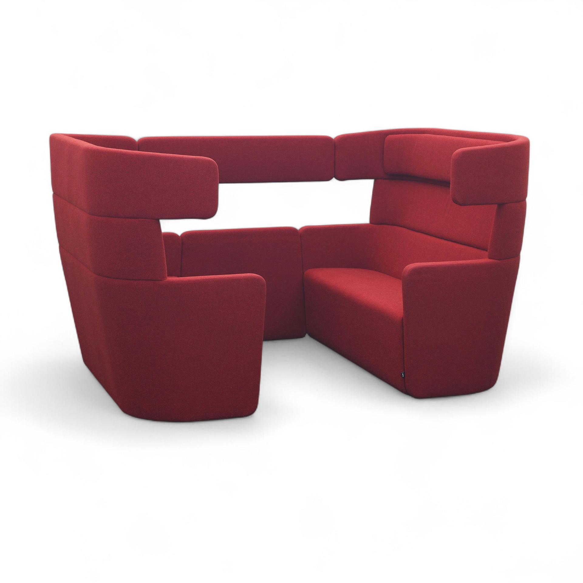 4-Sitzer Lounge Sofa Bene Parcs American Diner, 227.0 x 167.0 cm, Bordeaux, Gut, Eleganz & Komfort - Ideal für entspannte Stunden