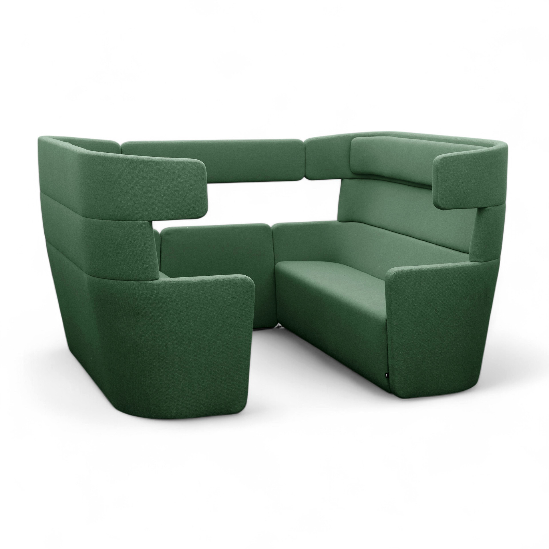 Lounge Sofa Bene Parcs American Diner (Dunkelgrün, Gut, 6-Sitzer)