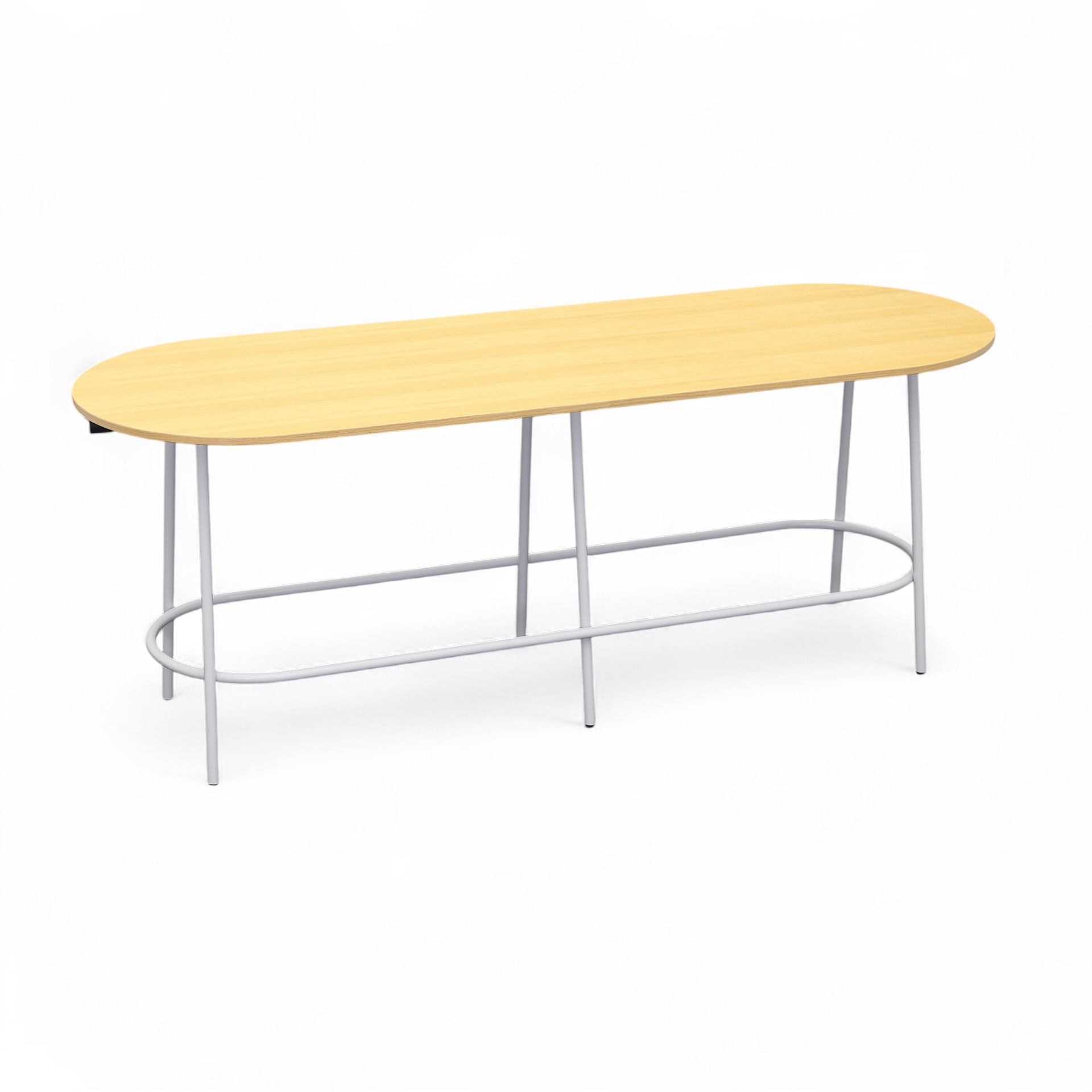 Standing conference table wood veneer (Good)