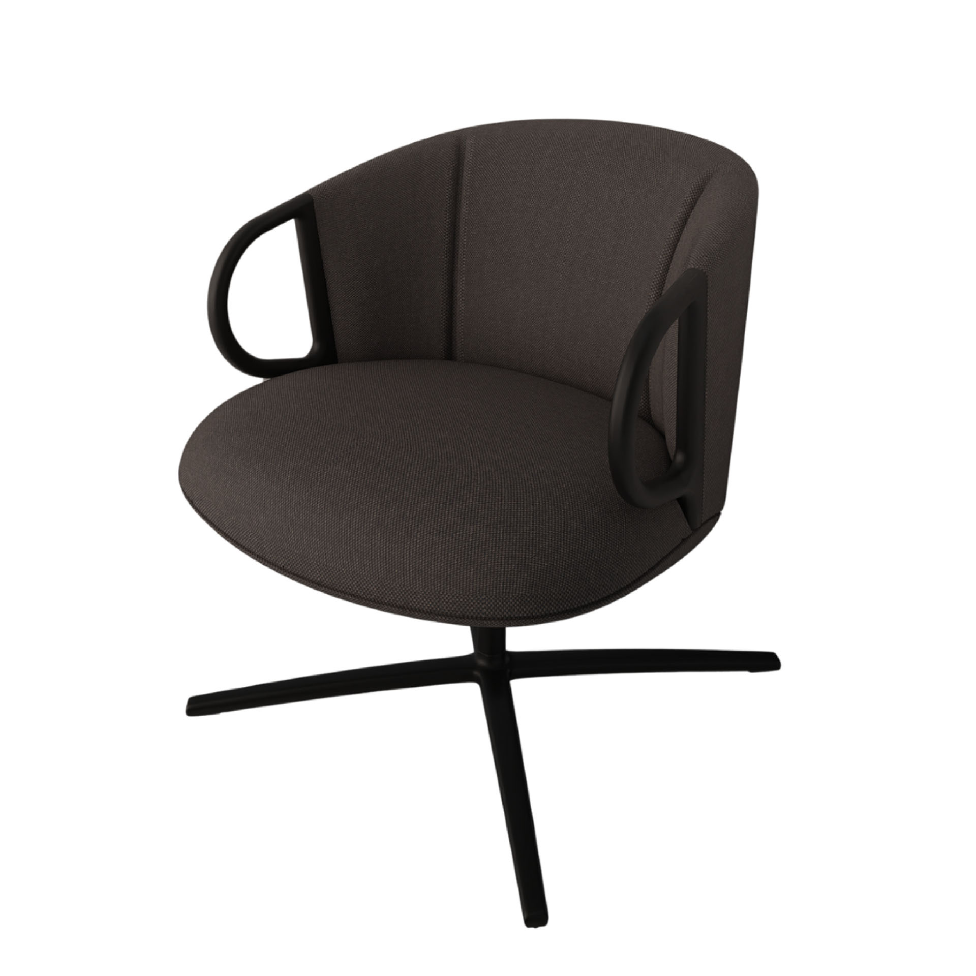 Image of Lounge Sessel Gaber Cucaracha mit niedriger Rückenlehne, Braun, Neu