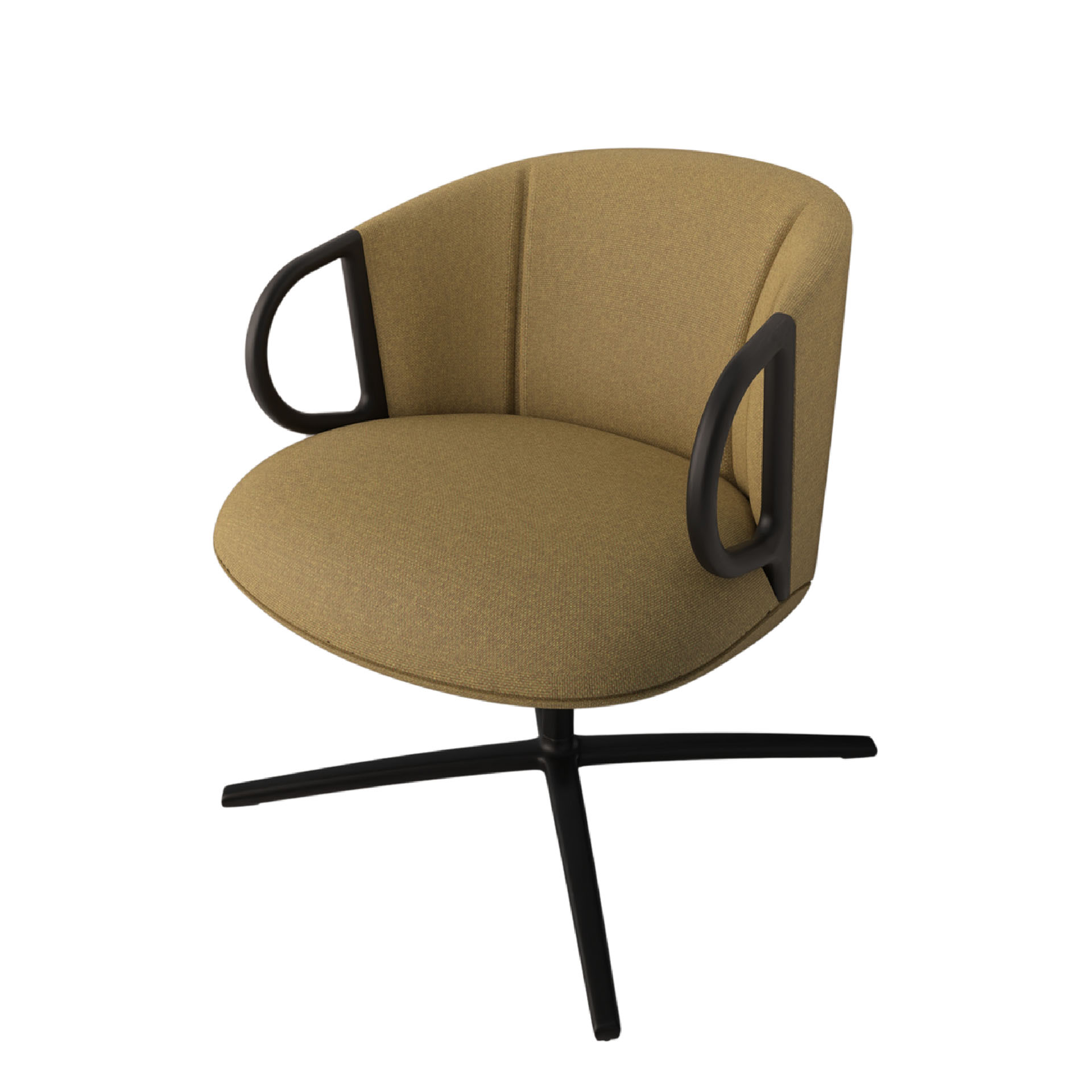 Image of Lounge Sessel Gaber Cucaracha mit niedriger Rückenlehne, Gelb, Neu
