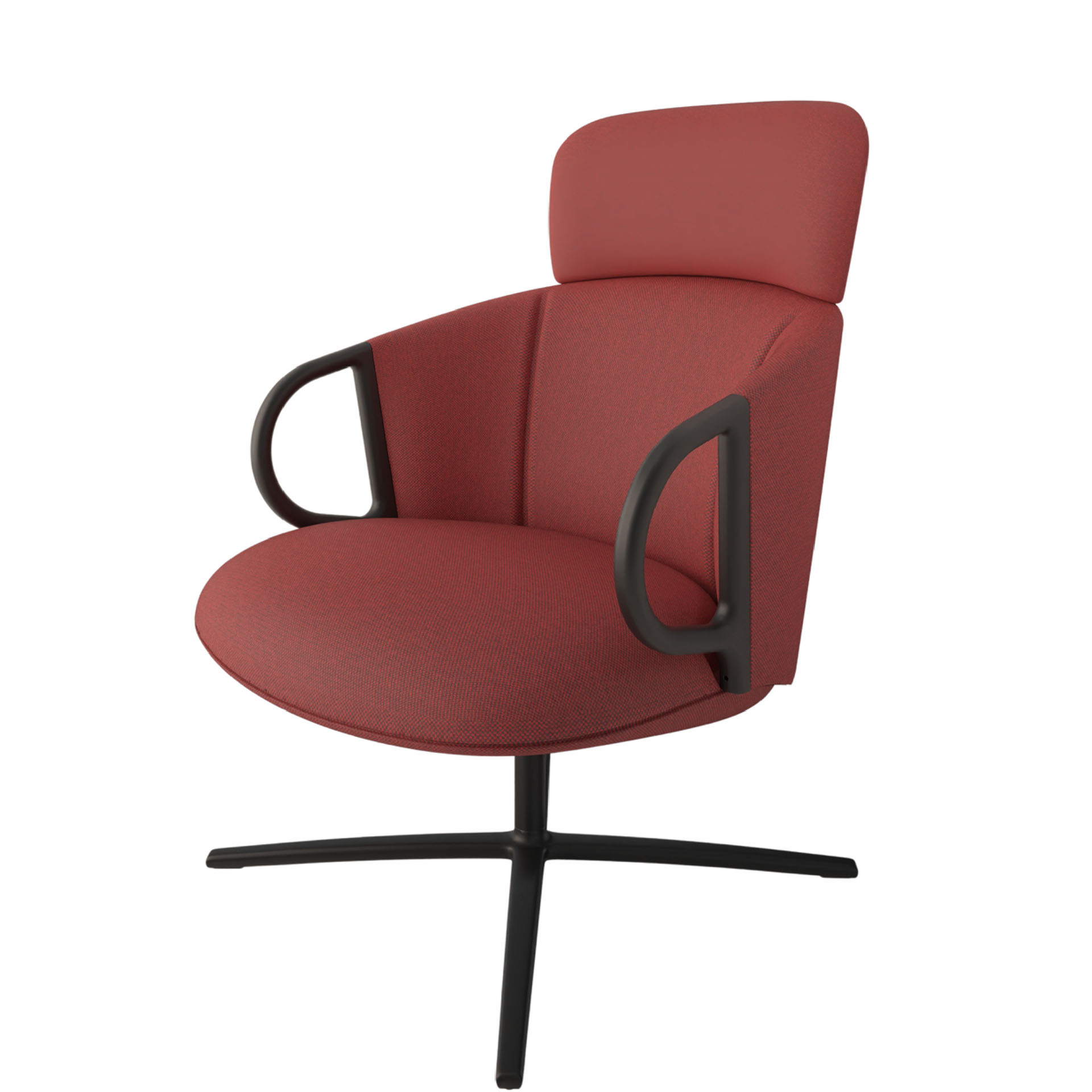 Image of Lounge Sessel Gaber Cucaracha mit hoher Rückenlehne, Rot, Neu