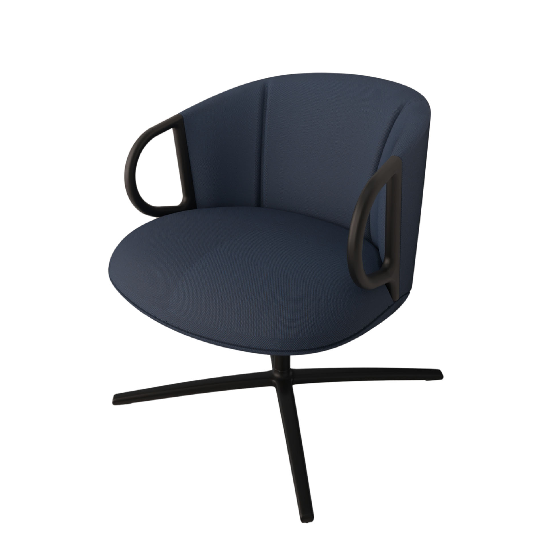 Image of Lounge Sessel Gaber Cucaracha mit niedriger Rückenlehne, Blau, Neu