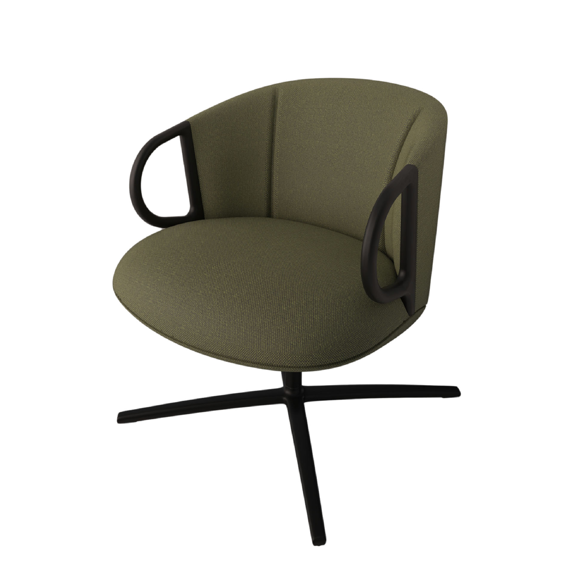 Image of Lounge Sessel Gaber Cucaracha mit niedriger Rückenlehne, Grün, Neu