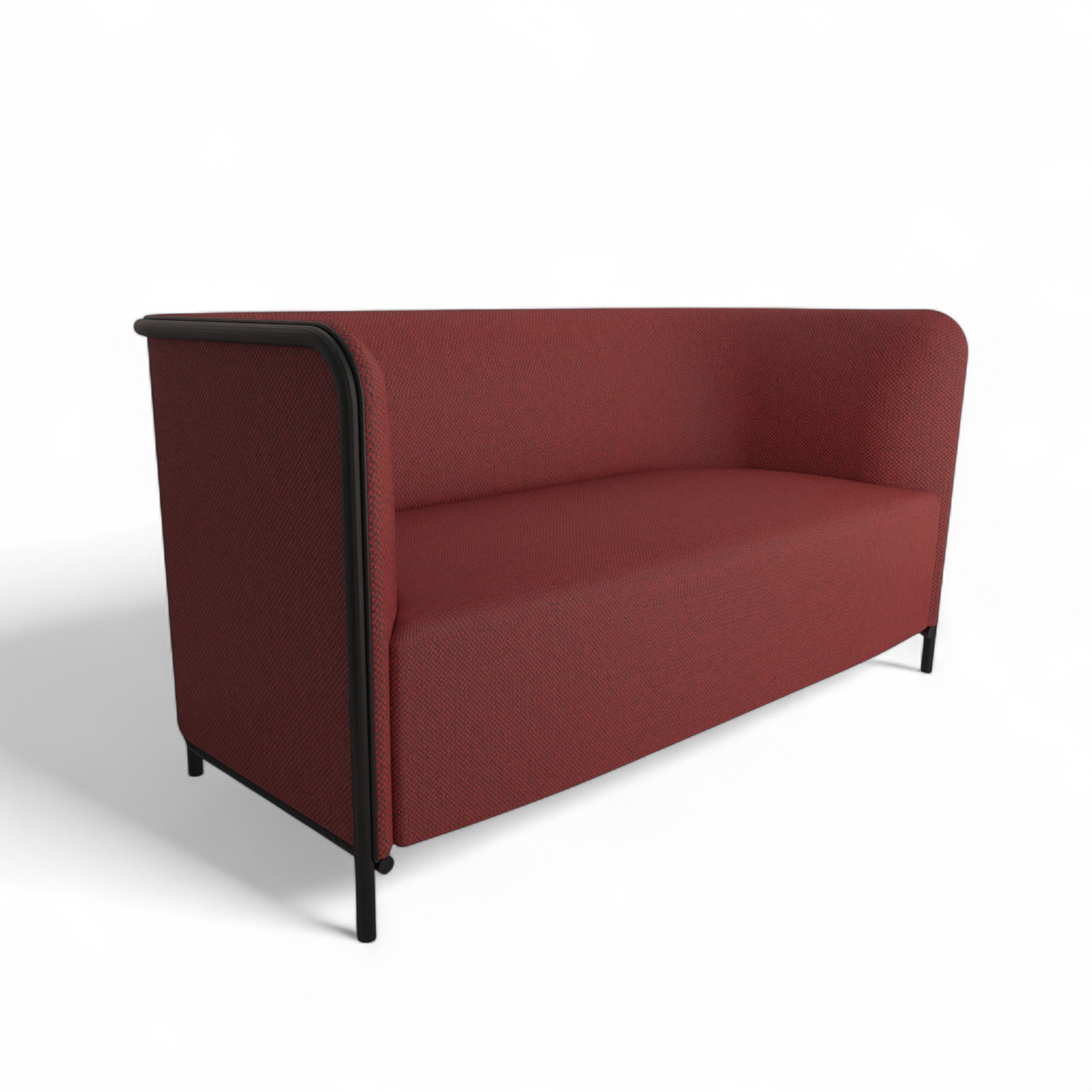 Image of 2-Sitzer Lounge Sofa Gaber Place 150.0 x 78.0 x 78.0 cm, Rotbraun/Schwarz, Neu