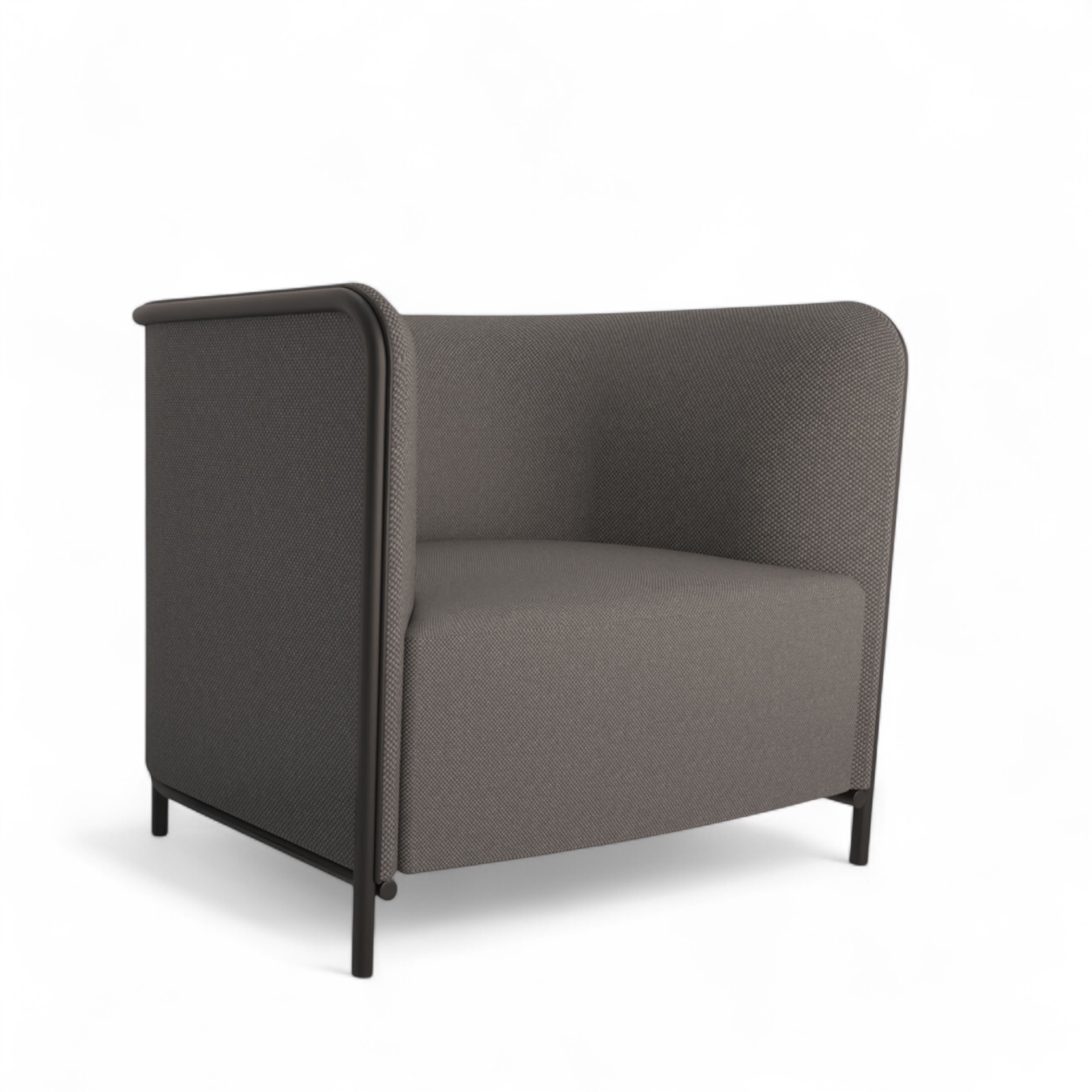 Image of Sessel Lounge Sofa Gaber Place 86.0 x 78.0 x 78.0 cm, Anthrazit/Schwarz, Neu