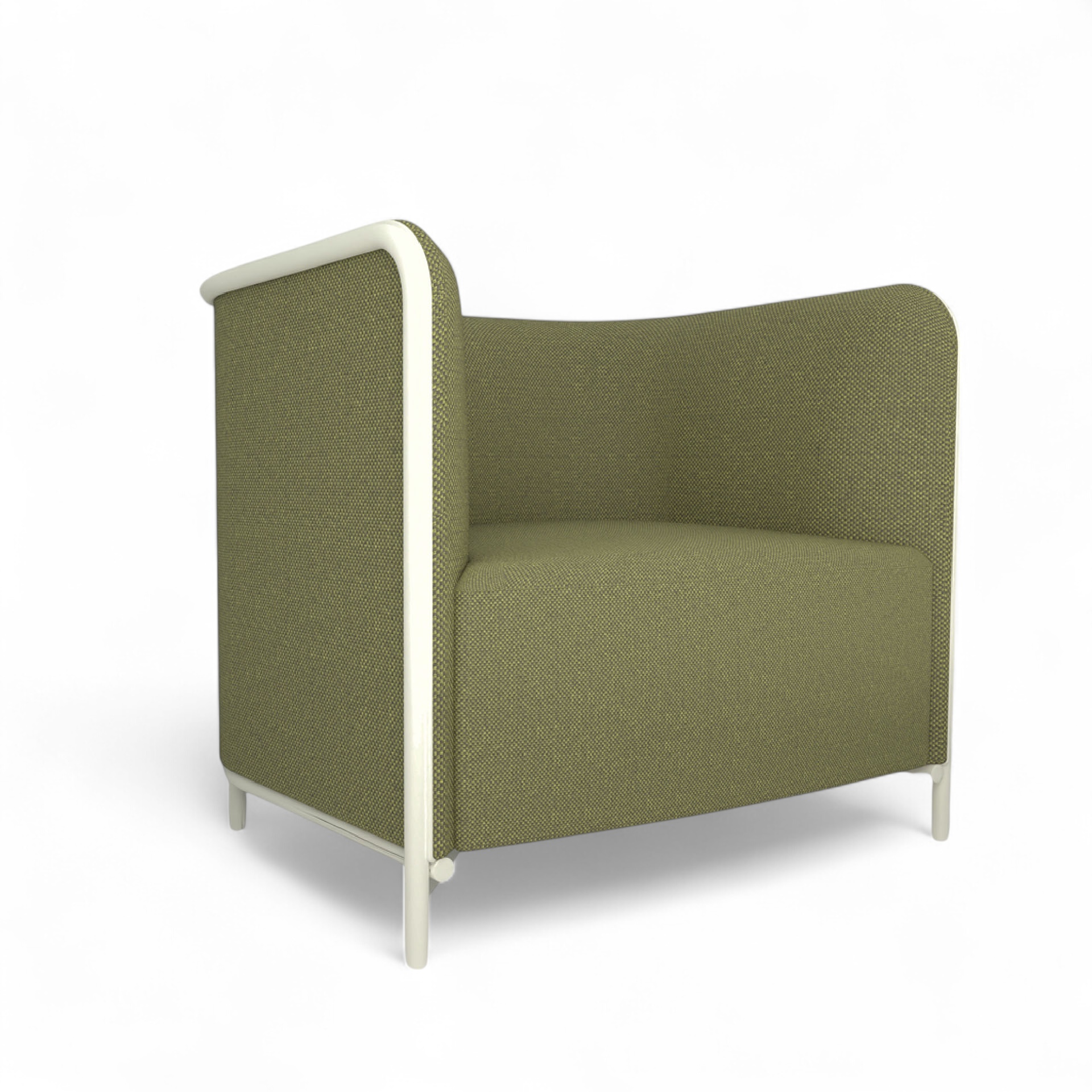 Image of Sessel Lounge Sofa Gaber Place 86.0 x 78.0 x 78.0 cm, Grün/Weiss, Neu