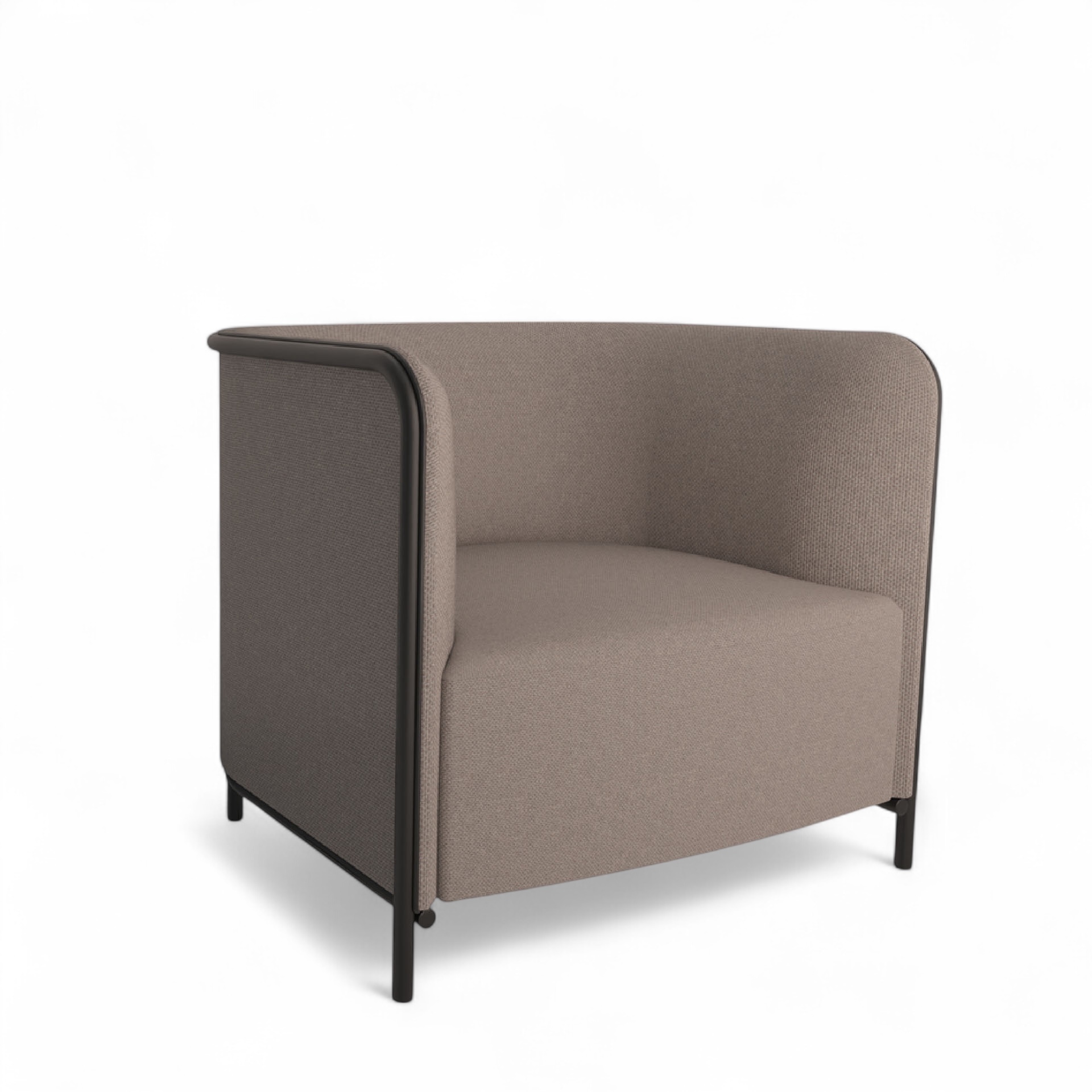 Image of Sessel Lounge Sofa Gaber Place 86.0 x 78.0 x 78.0 cm, Rosa/Schwarz, Neu