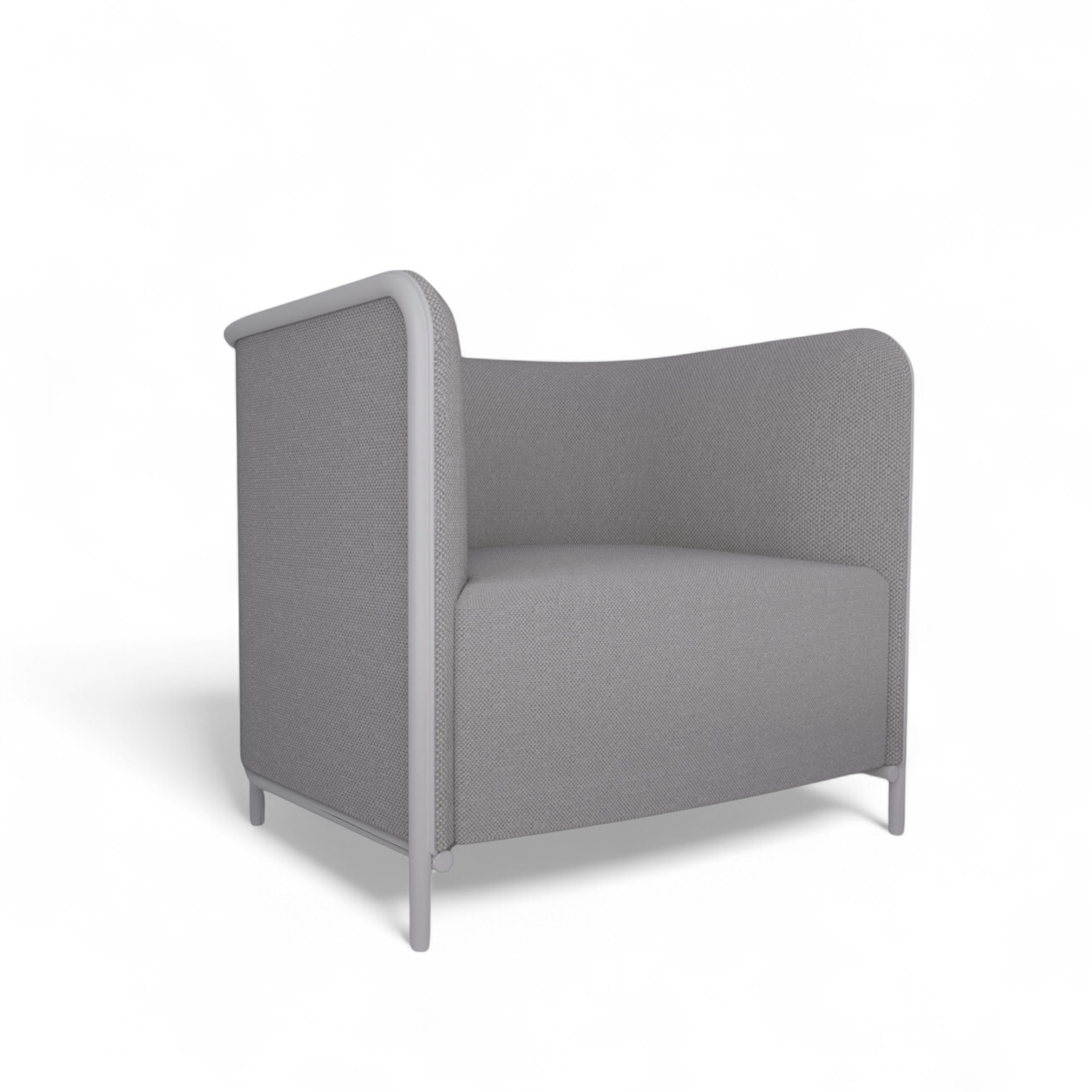 Image of Sessel Lounge Sofa Gaber Place 86.0 x 78.0 x 78.0 cm, Grau/Weiss, Neu