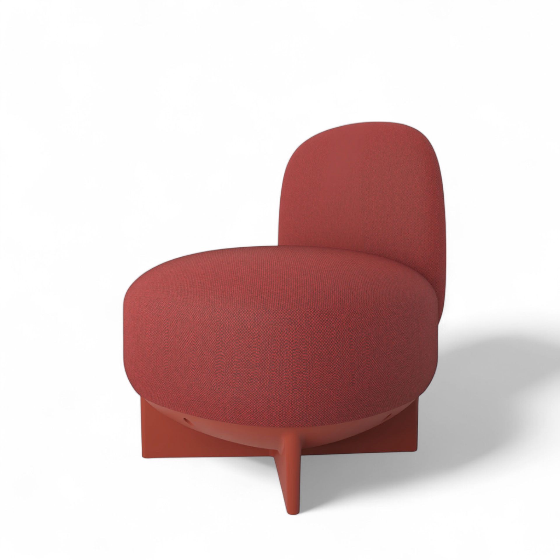 Gaber To-Go Tabouret avec dossier, Rouge/brique, Nouveau