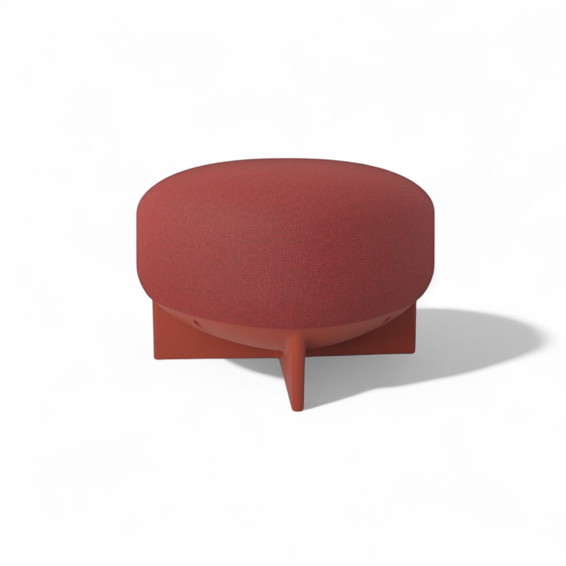 Lounge stool Gaber To-Go (Red, Brick , without)