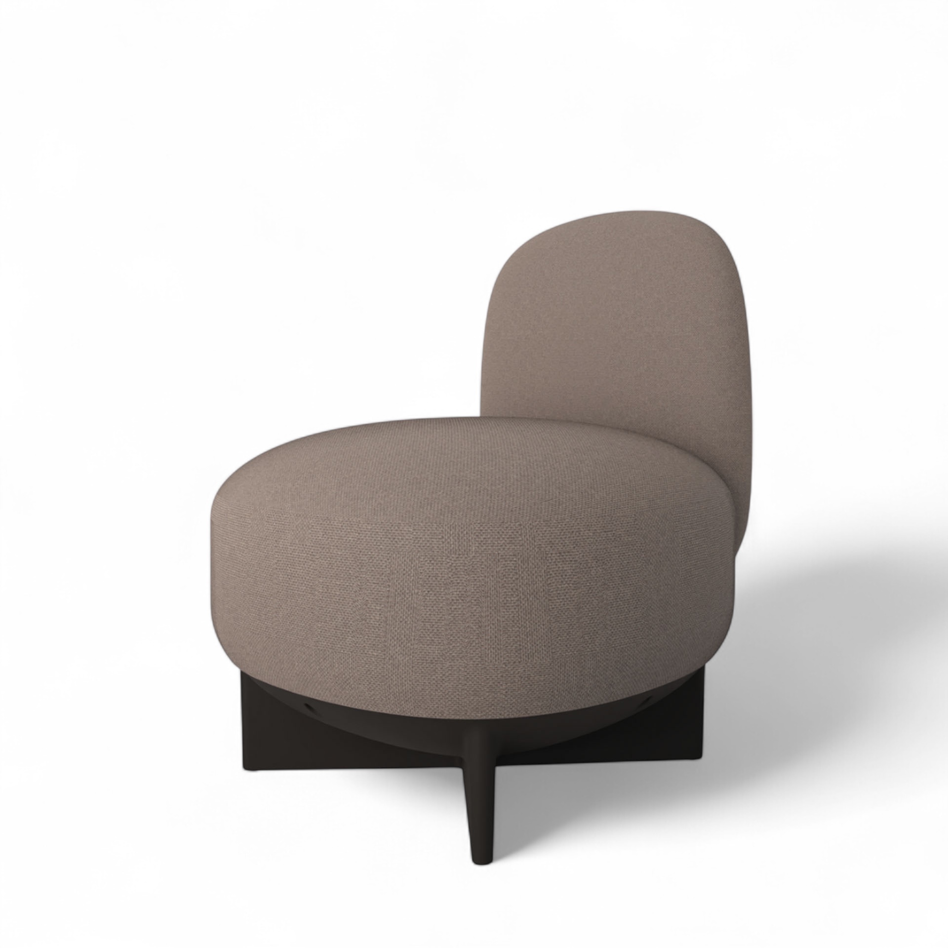 Image of Gaber To-Go Hocker mit Rückenlehne, Rosa/Schwarz, Neu