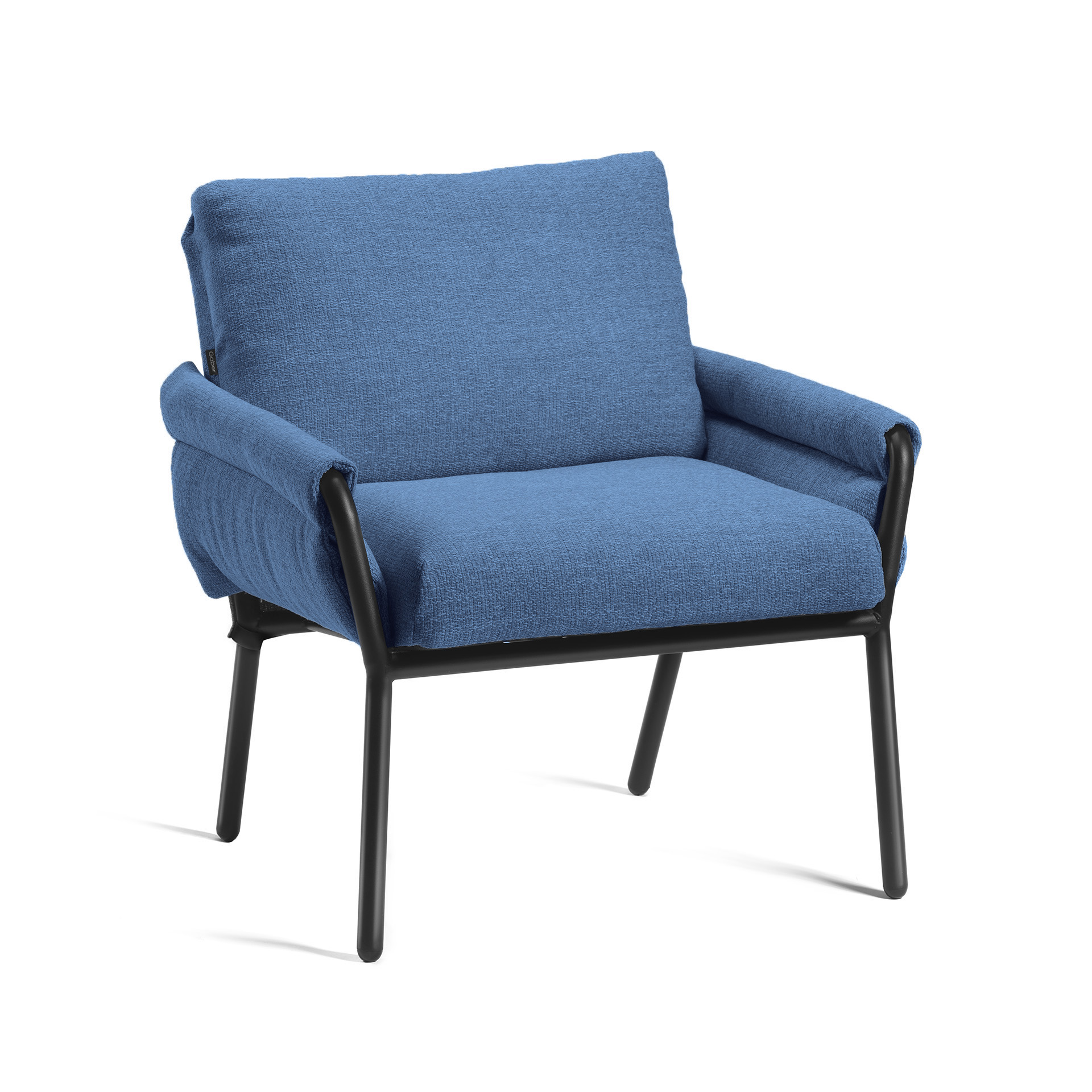 Image of Gaber Coachella Gartensessel 76.0 x 81.0 x 64.0 cm, Blau, Neu
