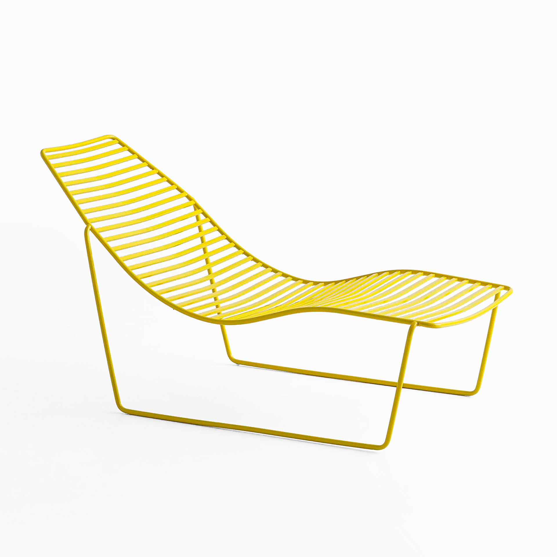 Image of Gartenliege Gaber Link 71.0 x 82.0 x 153.0 cm, Gelb, Neu