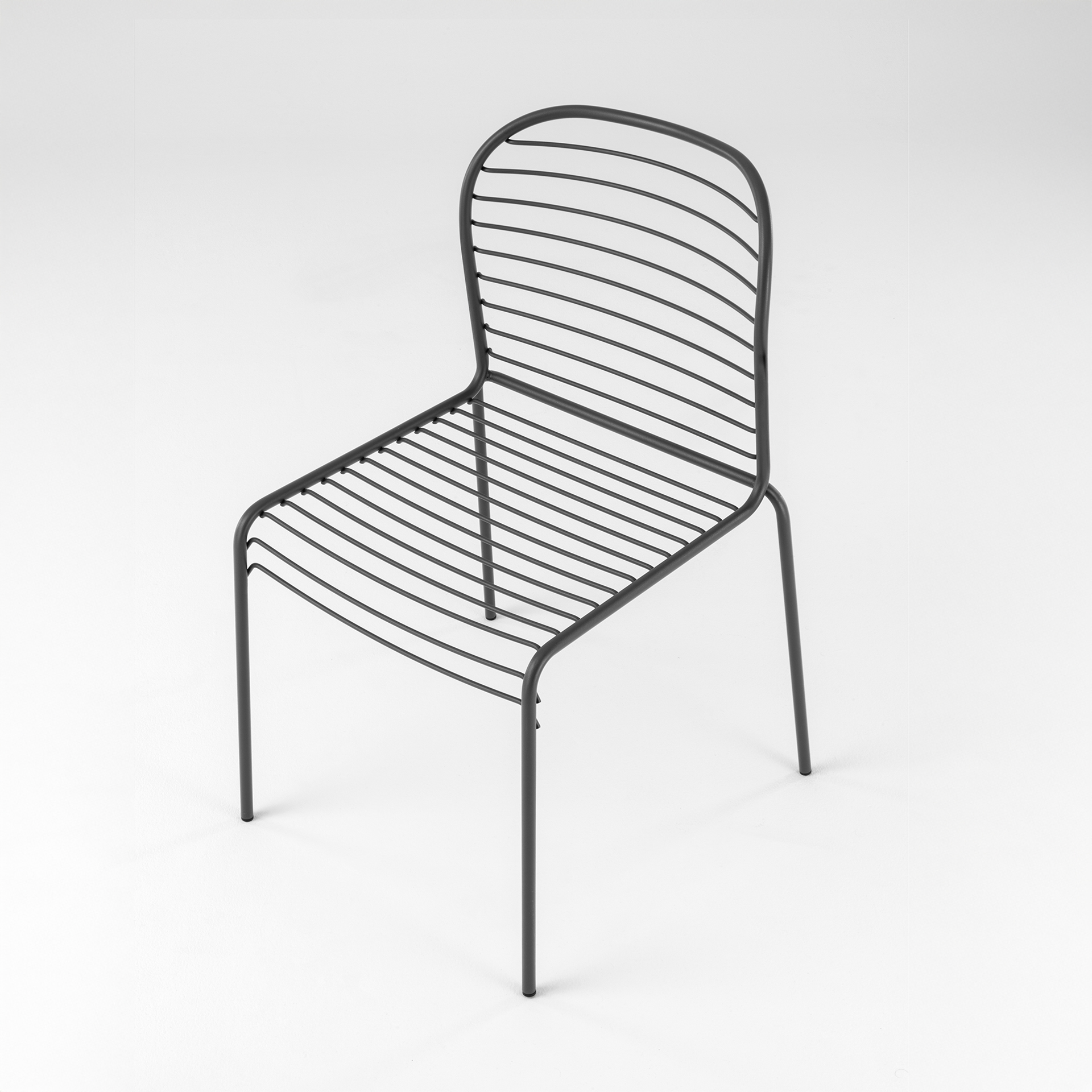 Gartenstuhl Milani Infinito Anthrazit, Neu