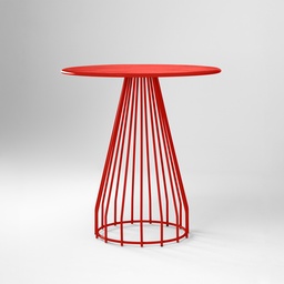 Gartentisch Milani Castore (70x70, Rot)