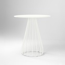Gartentisch Milani Castore (70x70, Weiss)