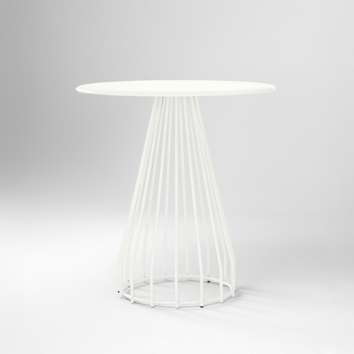Gartentisch Milani Castore (70x70, Weiss)